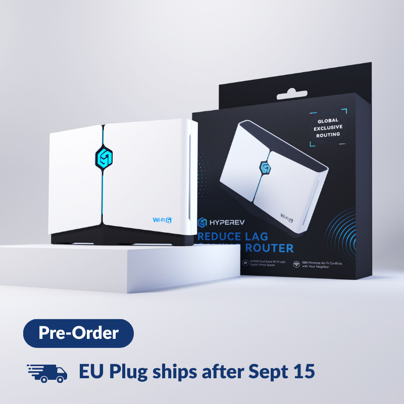 HYPEREV Wi-Fi 6 Gaming Router for PS5, PS4, XBOX, SWITCH, PC