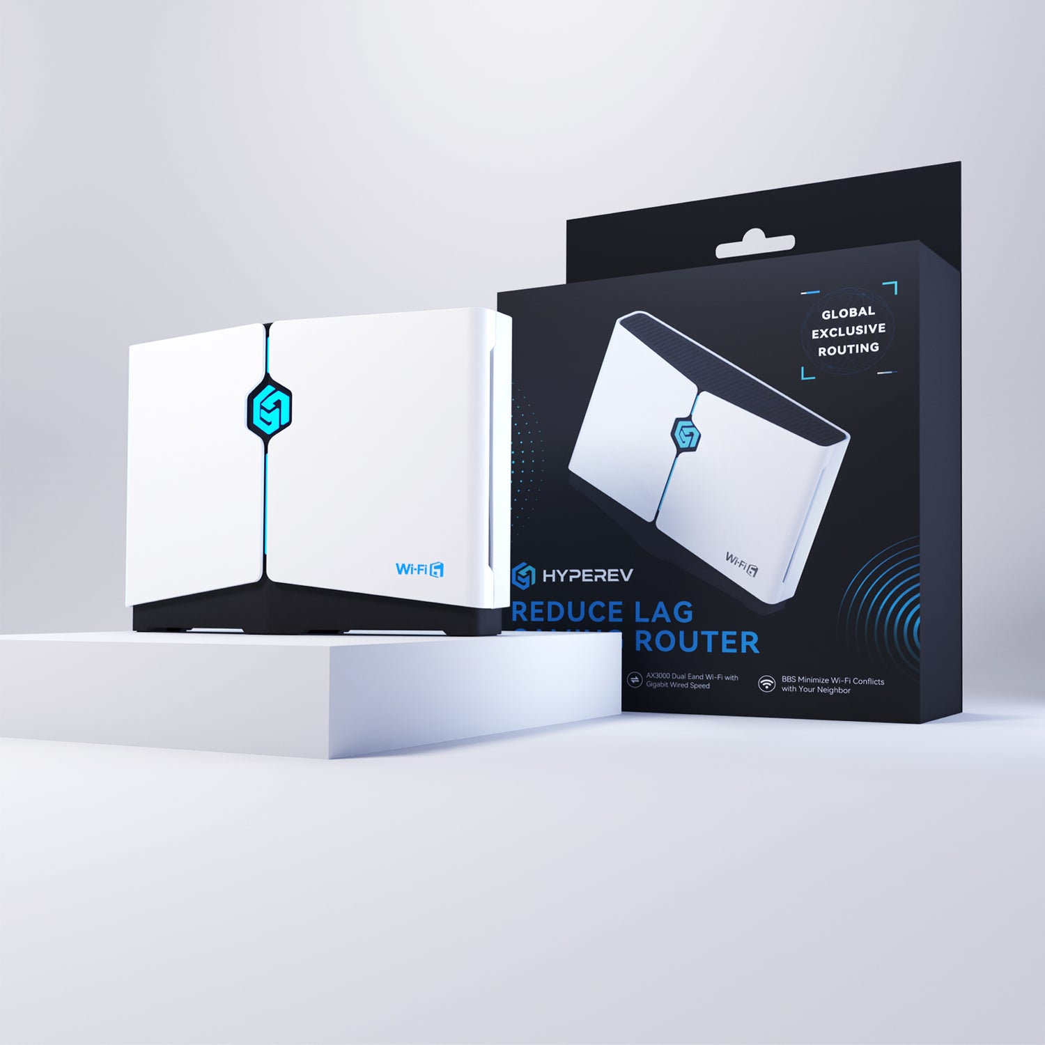 HYPEREV Wi - Fi 6 Gaming Router for PS5, PS4, XBOX, SWITCH, PC - GearUP Booster Shop